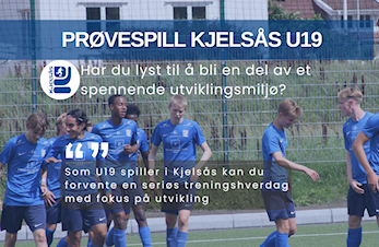 Kjelsås U19 åpner for prøvespill
