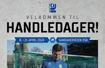Handledager hos Torshov Sport 8. - 21. april