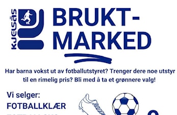 Bruktmarked i Stadionhallen søndag 9. februar