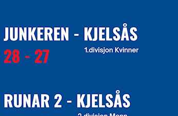 Stang ut for våre seniorlag i helgen