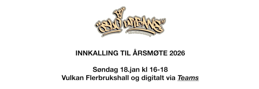 2026 Årsmøte i Oslo Urbane Idrettsforening