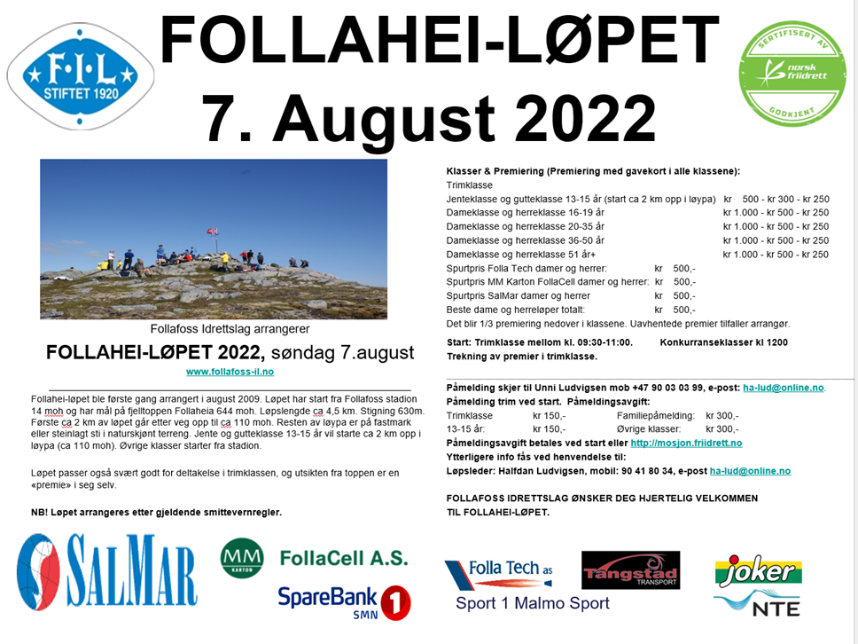 FOLLAHEI-LØPET 2022