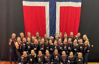 HISTORISK MEDALJEFANGST I TEAMGYM NM