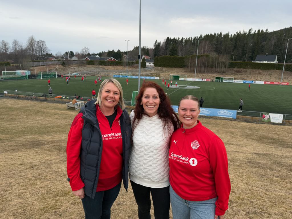 Besøk av fotballpresident Lise Klaveness