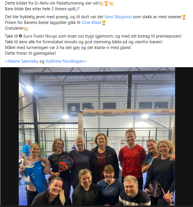 Padel Elverum Americano