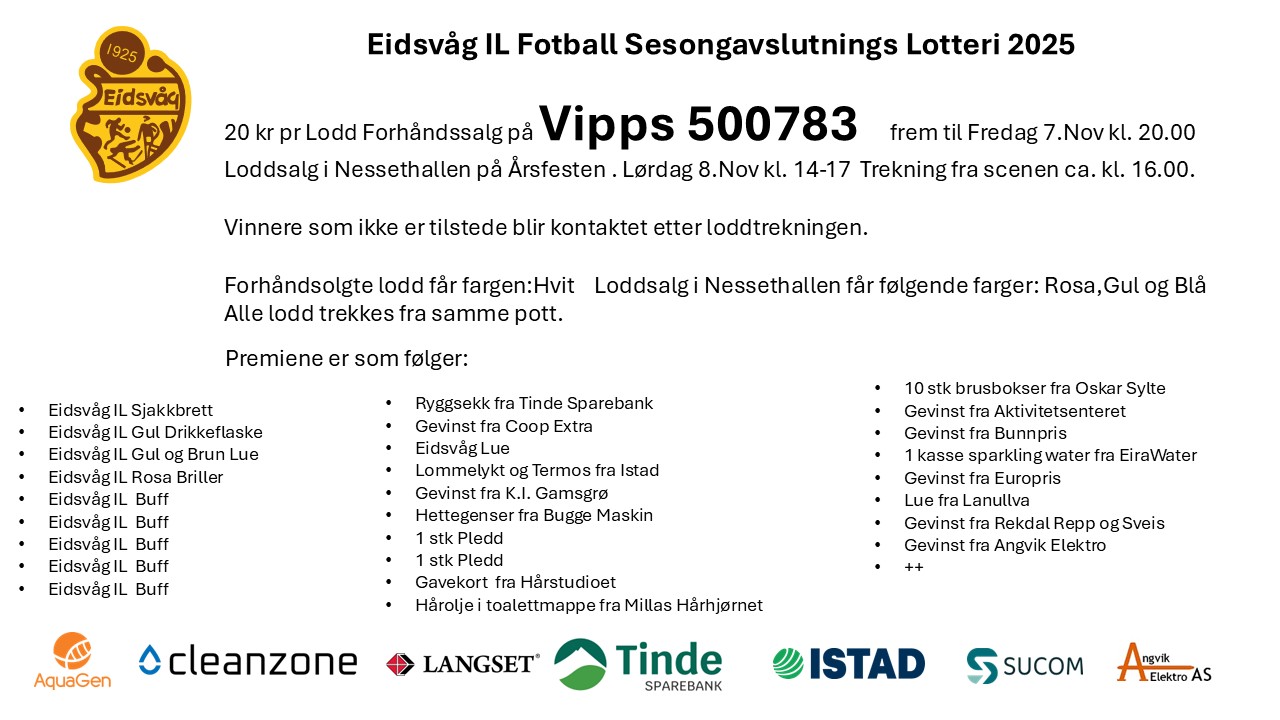 Fotballens Sesongavsluttningslotteri