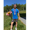 Johan Bugge norgesmester i motbakkeløp.