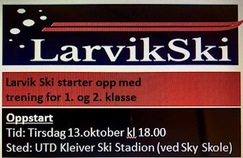 Oppstart skitrening for gul gruppe (1-2. klasse)