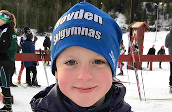 Sterk Larvik ski tropp i Biborennet