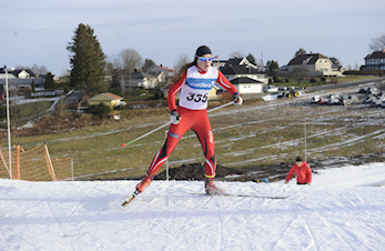 Hele tre stykker fra Larvik Ski til ungdomsstafetten!