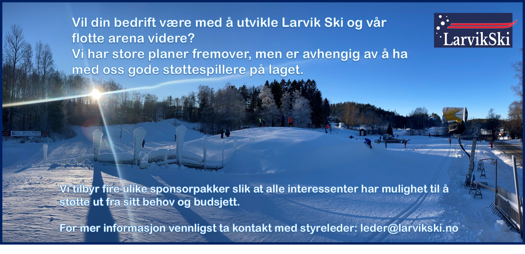 Vil du være vår nye sponsor?
