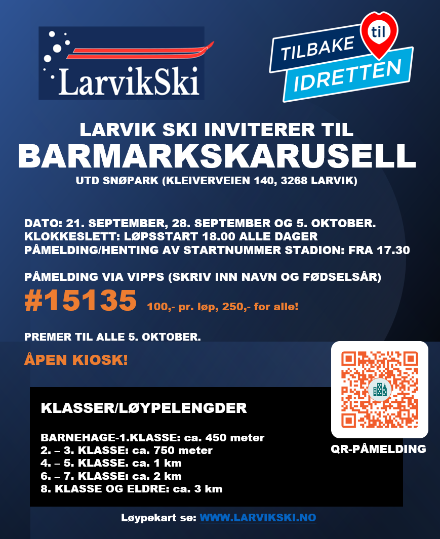 Velkommen til barmarkskarusell 2021!
