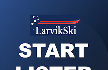 STARTLISTER LARVIK SKISPRINTEN