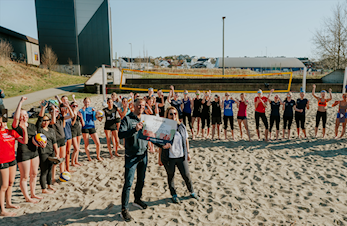 Tidenes start på sandvolleyballsesongen!