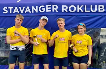 Gratulerer med Ungdomsmesterskapet, Lucas, Aksel, Eskil og Oline!