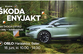 Skoda Enyjakta på Haraløkka utfartsparkering lørdag 18 juni