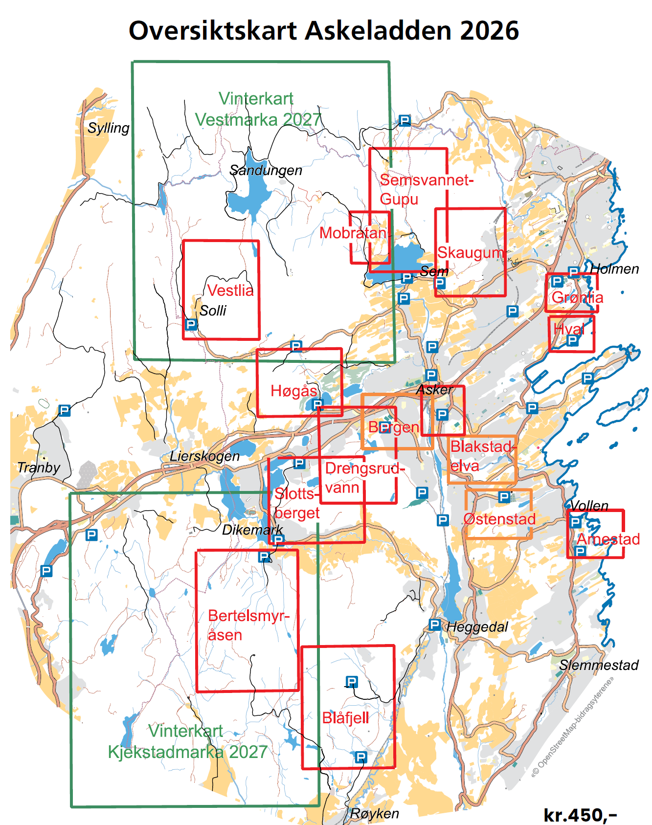 Kartheftene er ute i butikken