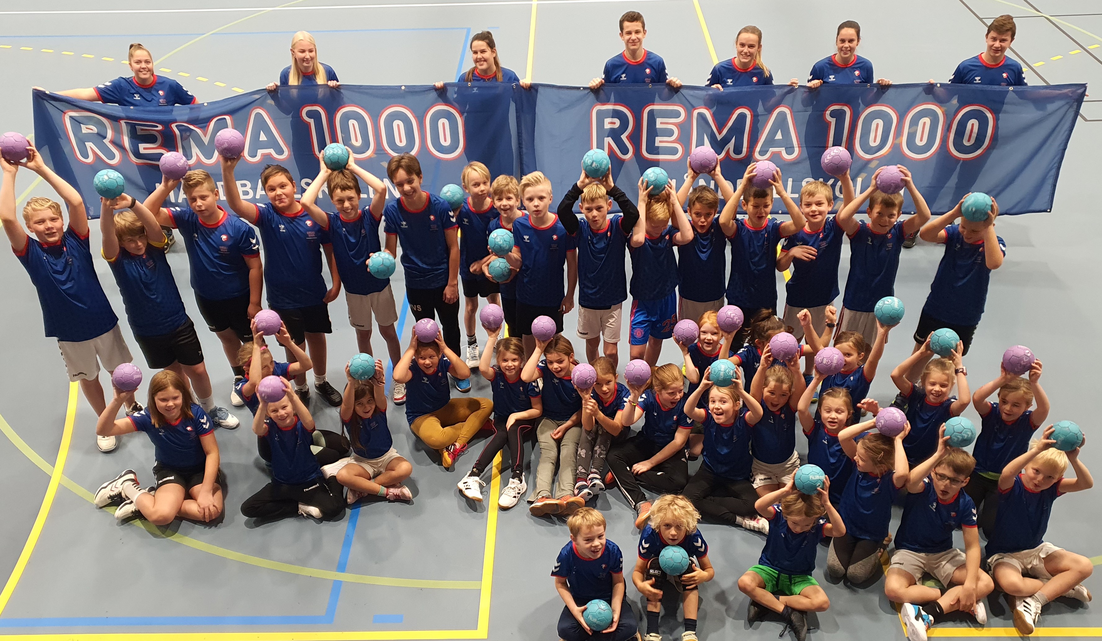 Rema 1000 Håndballskole endelig i gang