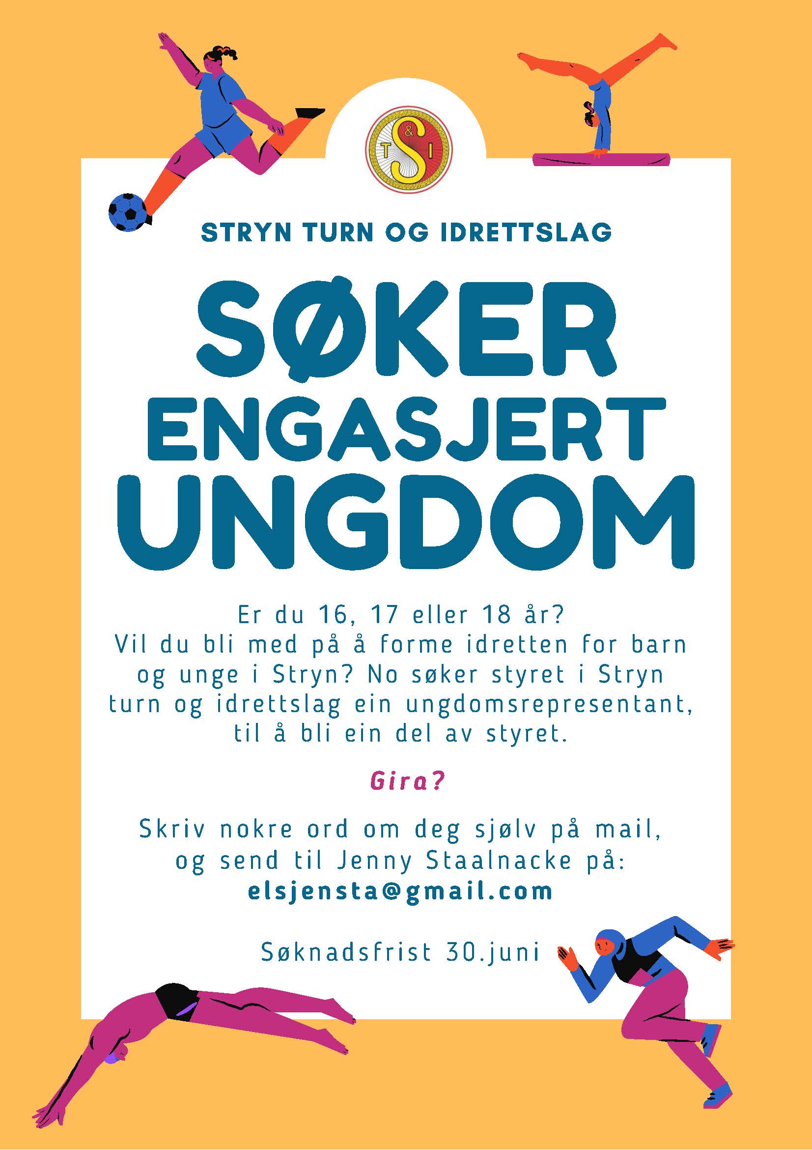 Stryn Turn & IL søker engasjert ungdom