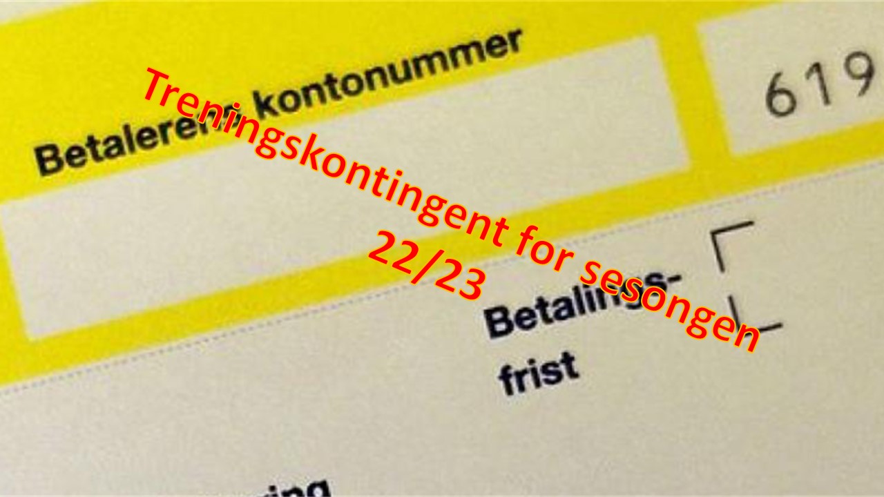 Treningskontingent for sesongen 22/23