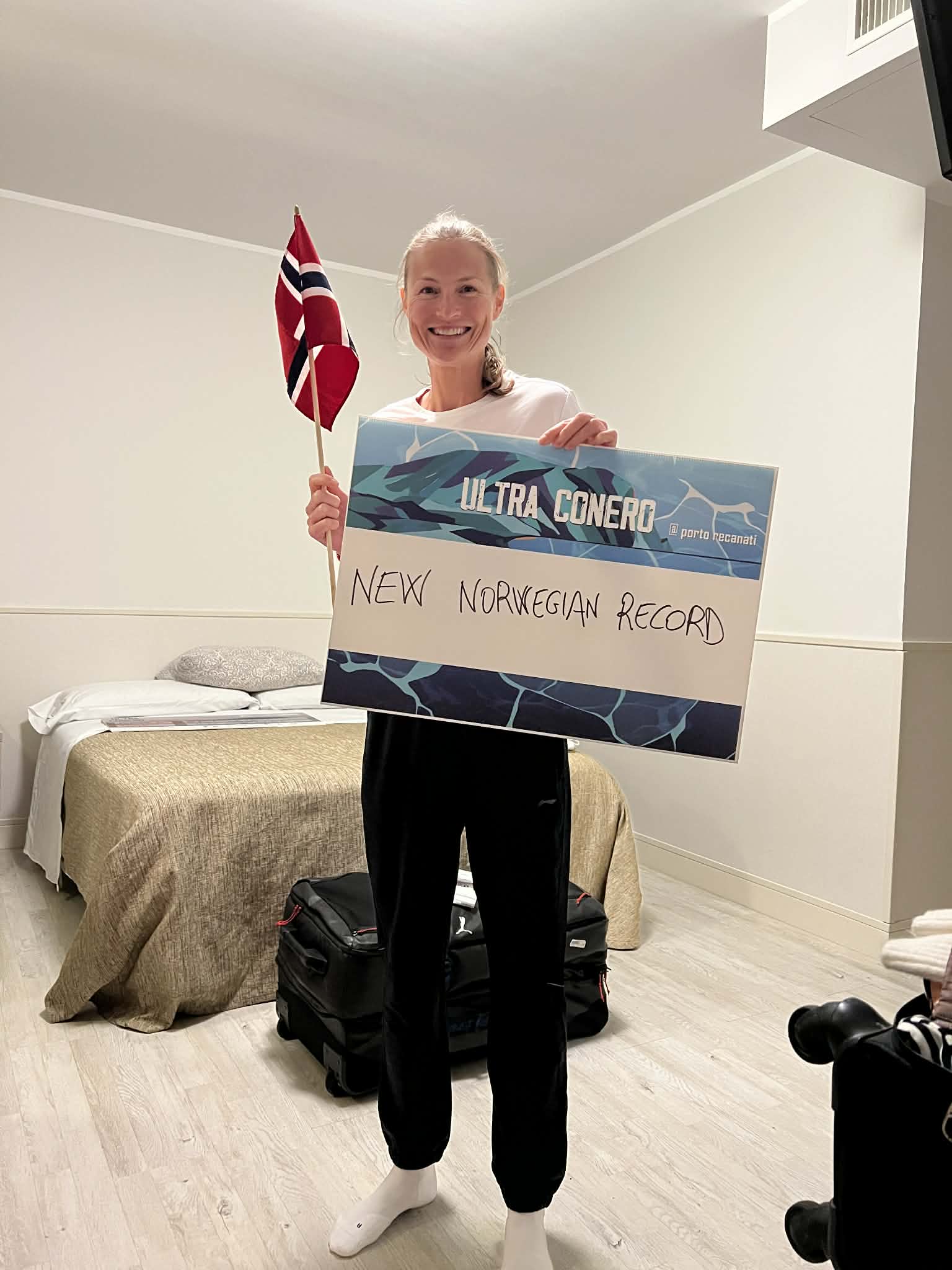 Annette Velde Sande satte ny norsk rekord på 100 km