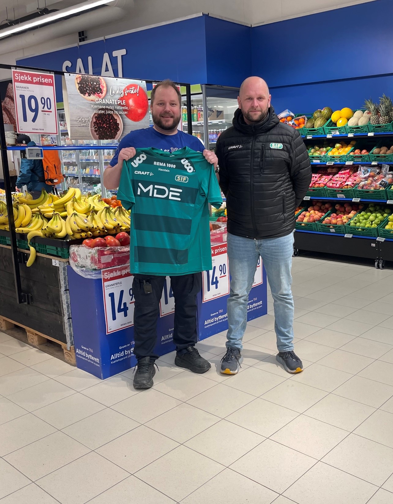 Rema 1000 Havstein og Sverresborg Fotball har skrevet en ny samarbeidsavtale