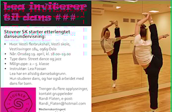 Dansegruppa har startet igjen!