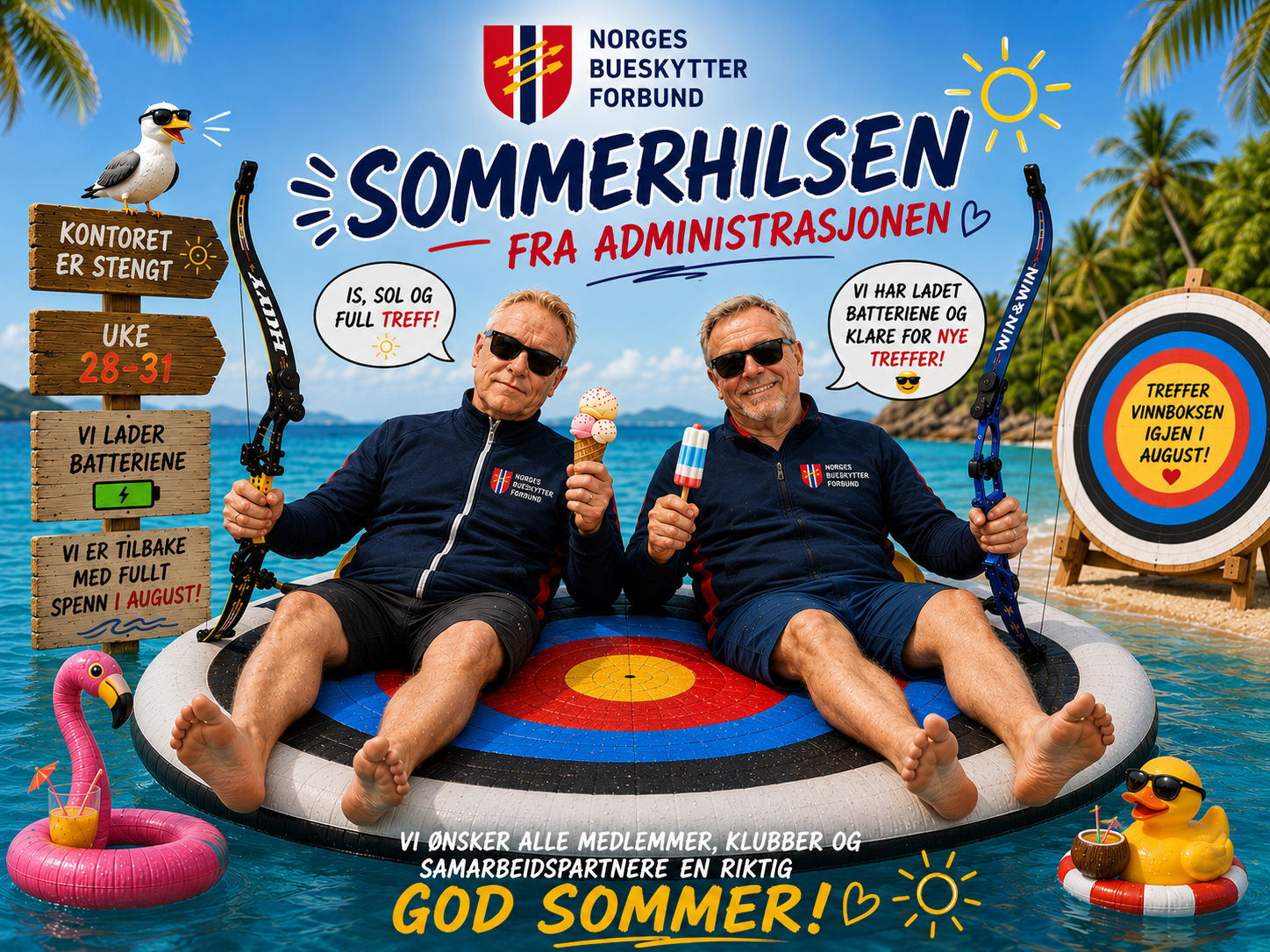 Image for Sommerhilsen fra administrasjonen