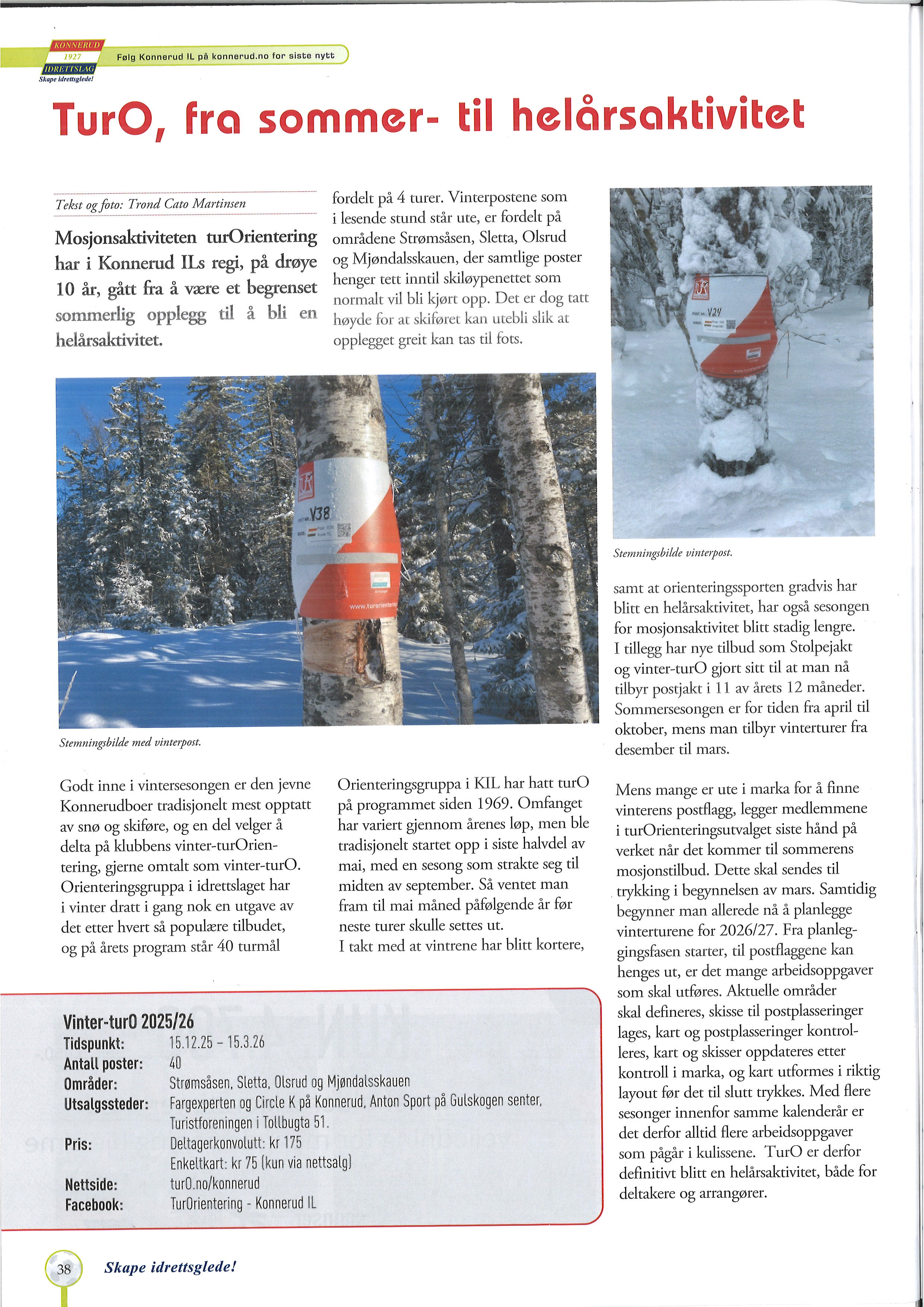 Konnerud Sport med ny utgave