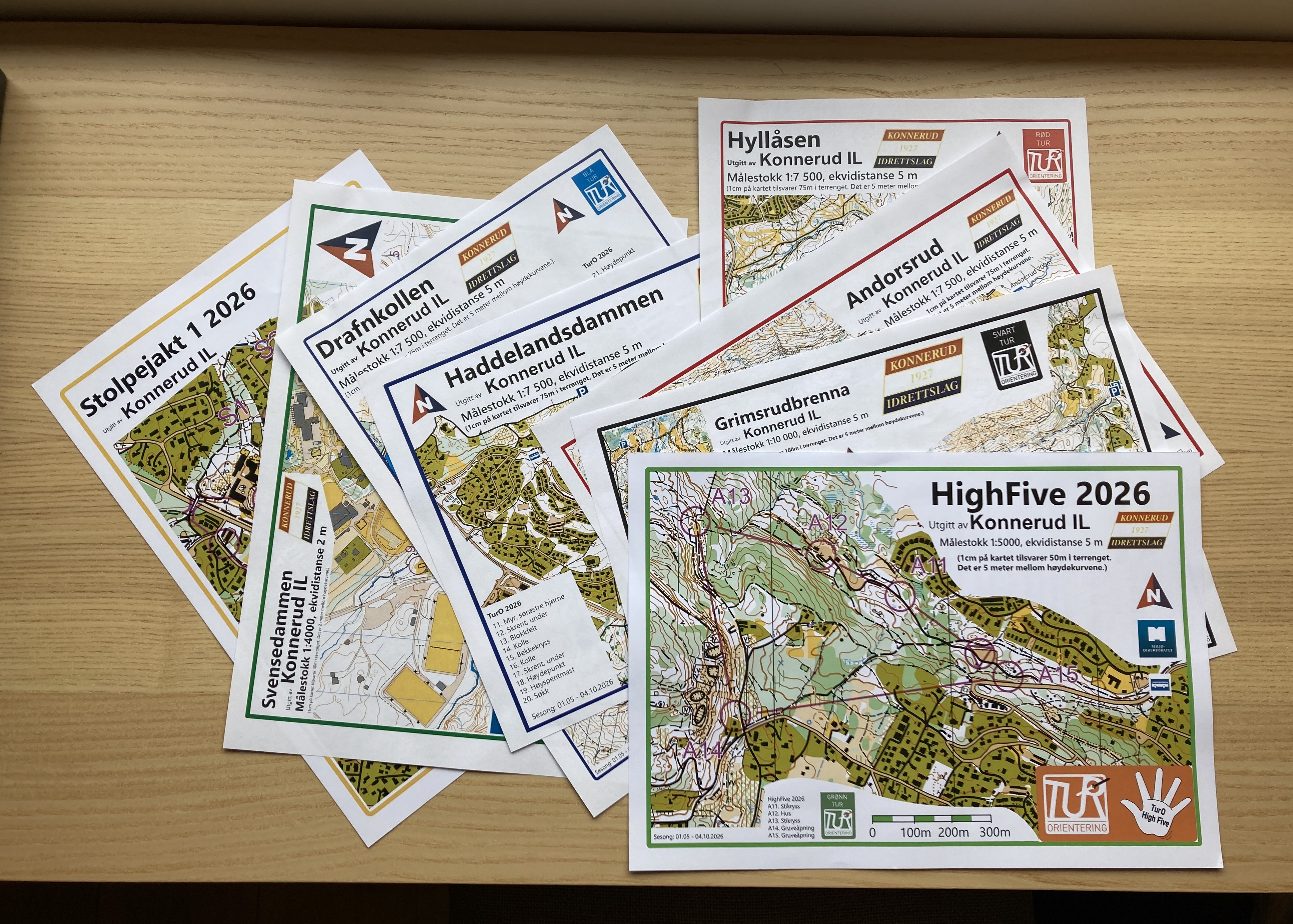 Sommerens turer er publisert