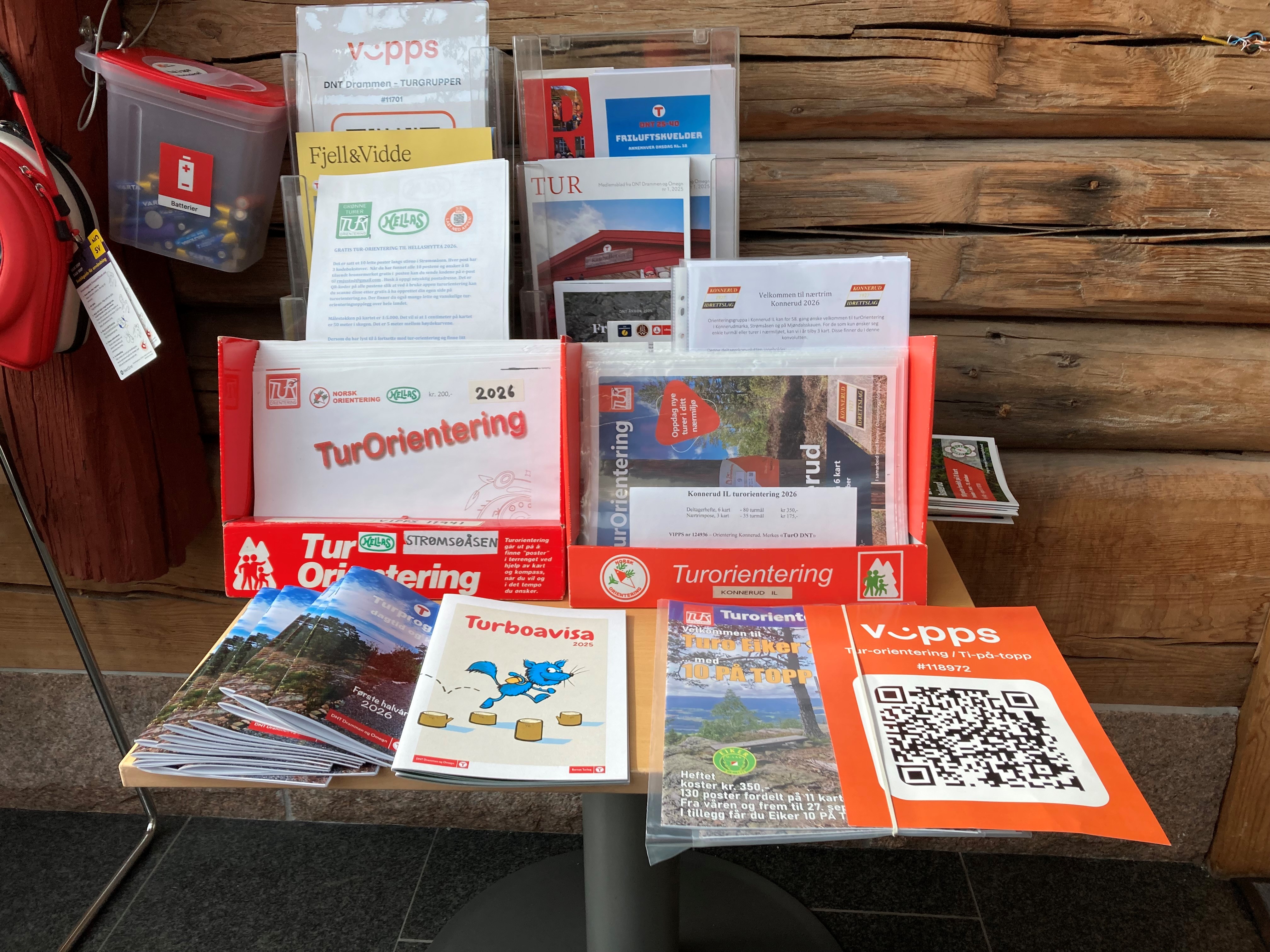 Deltagerhefter til salgs