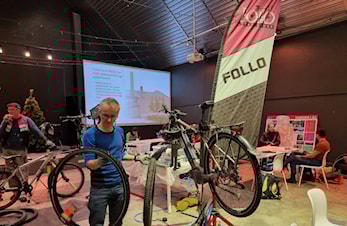 Vintersykkelfest på Ås