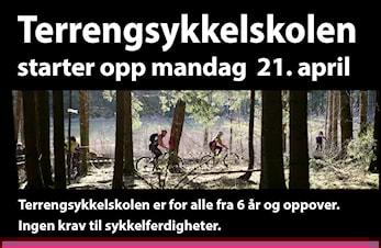 Terrengsykkelskolen: Oppstart 21. april