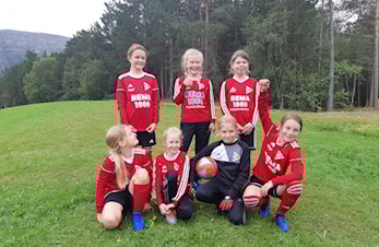 Bratsberg Fotball på tur.