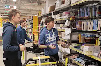 Varetelling på Coop Extra ved Krokemoveien 3. januar