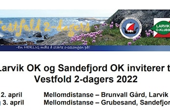 Påmeldingsfrist til Vestfold 2-dagers i morgen (tirsdag)