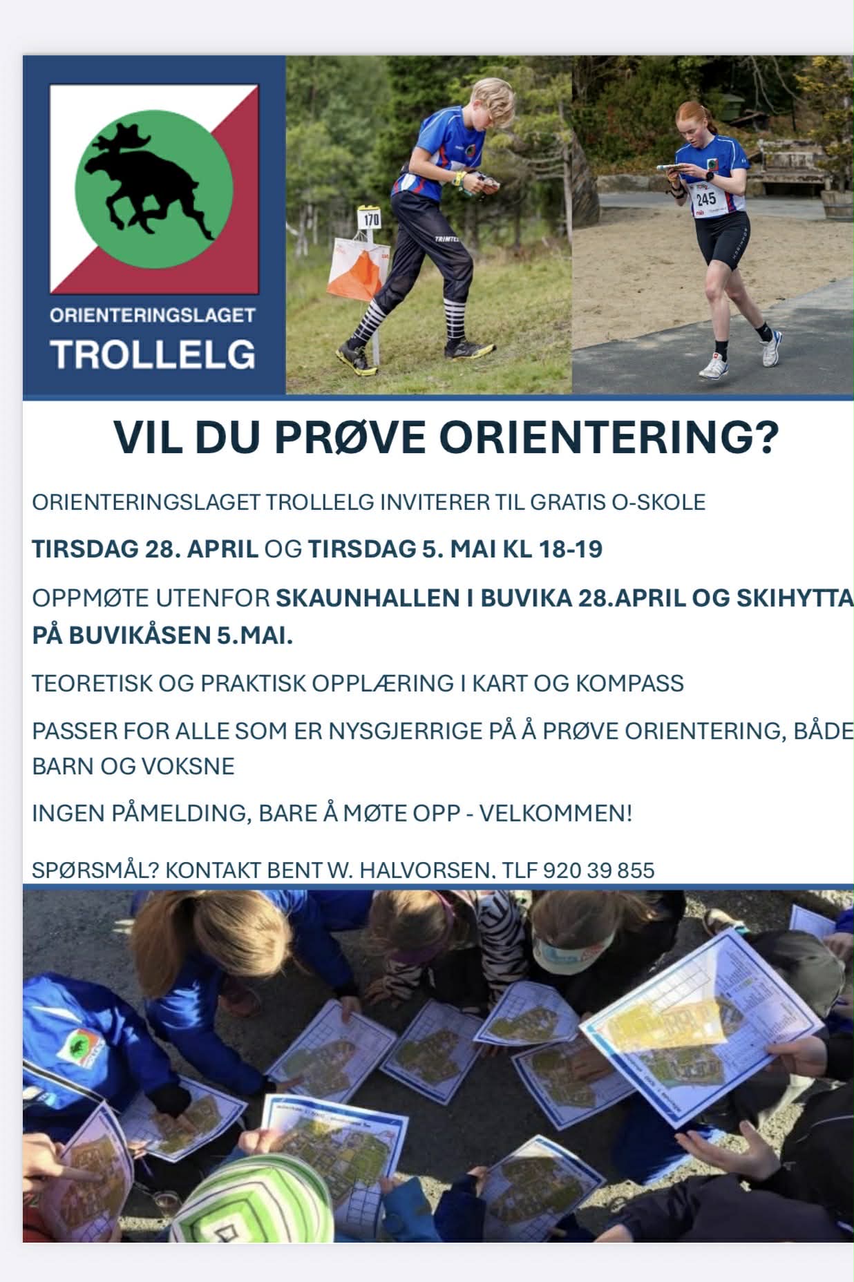 Image for Velkommen til o-skole for nye o-løpere 27. eller 28. april 