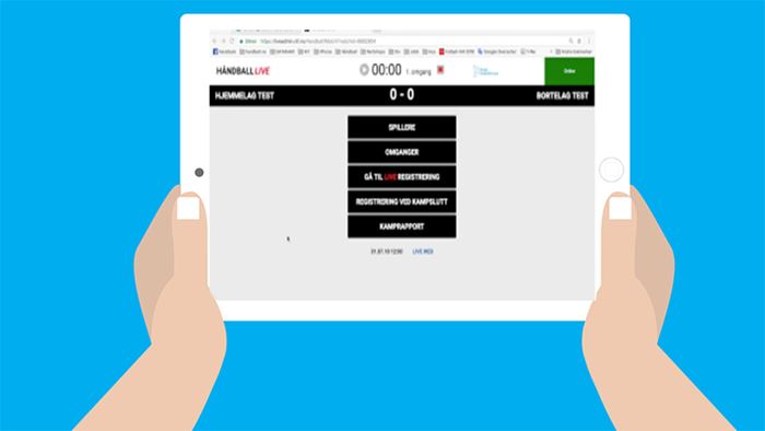 Føring av kamper i TA Live
