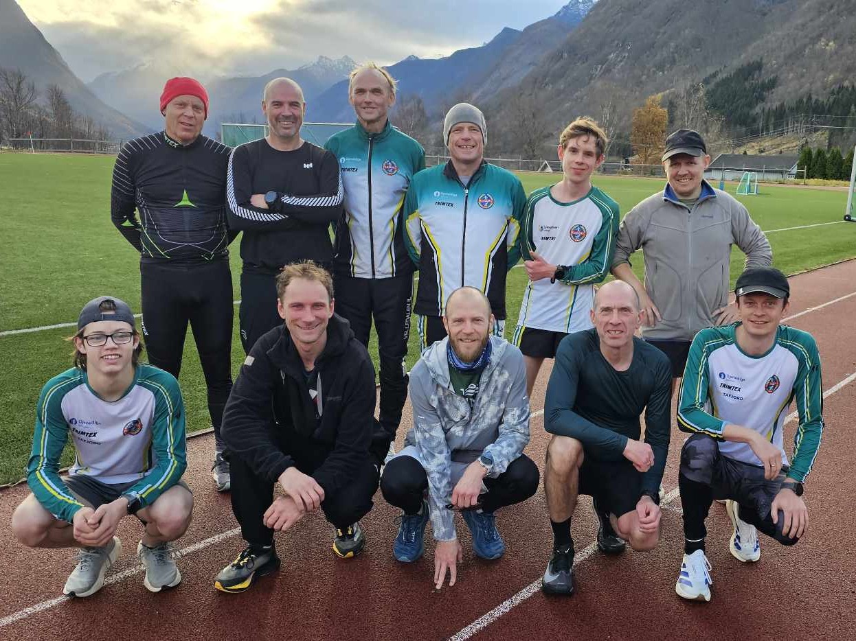 Bilete frå trening i dag