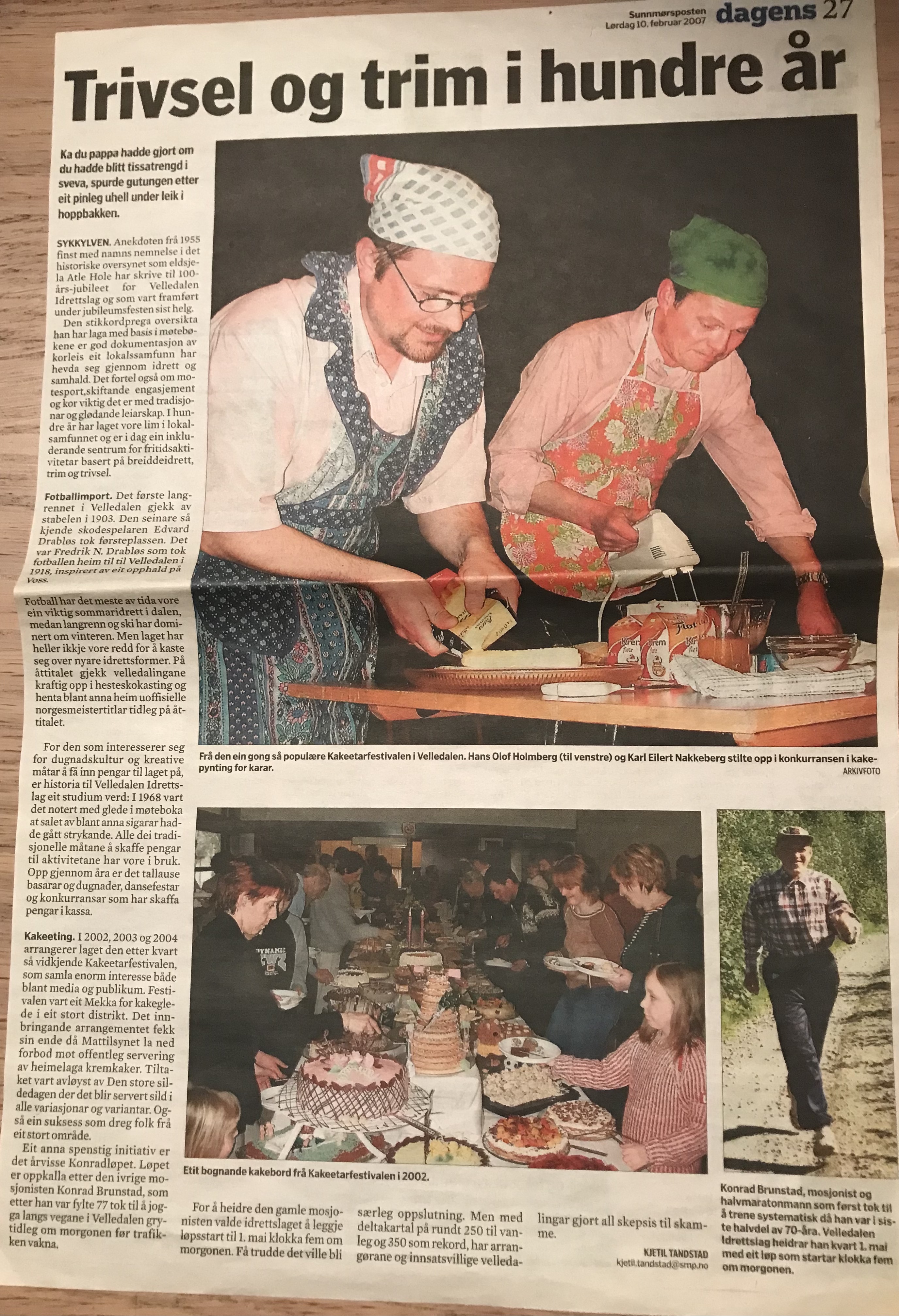 Image for Dagens klipp: Frå Sunnmørsposten sin 100 års omtale