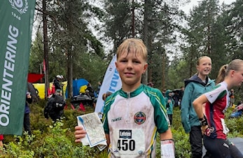 MIKKEL STERK I UNGDOMS-NM I ORIENTERING