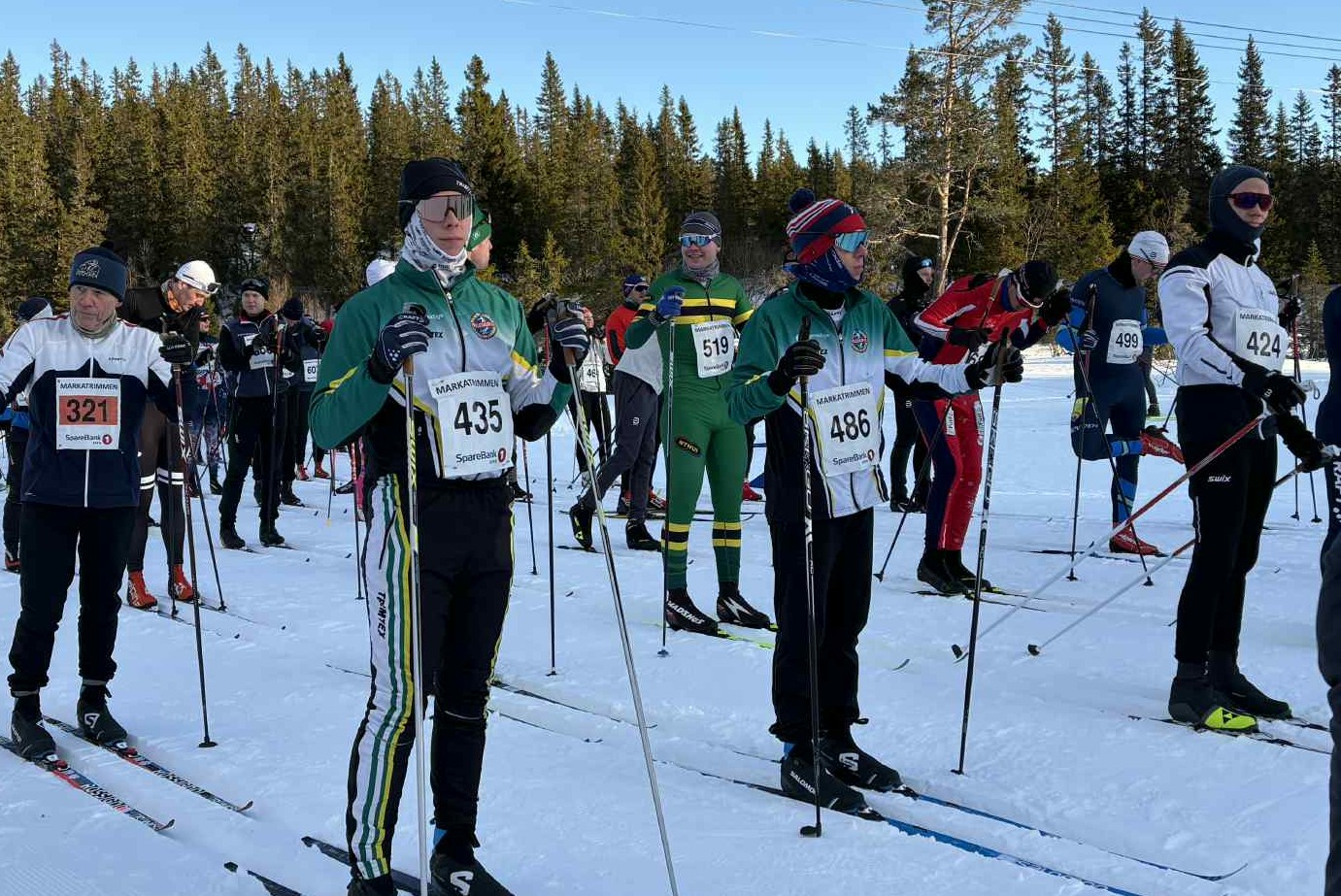 Gyls-tvillingane gjekk Markatrimmen