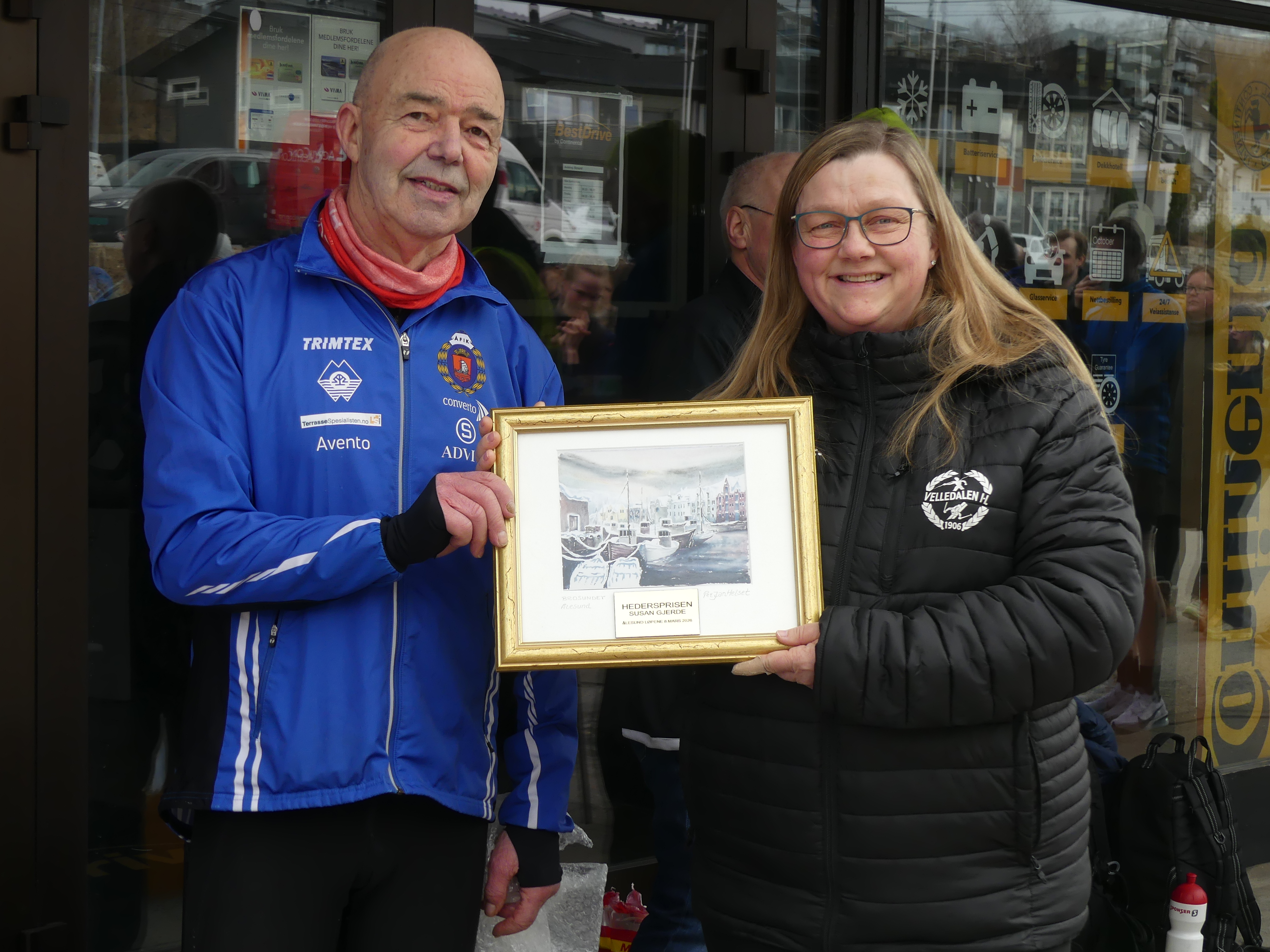 Susan Gjerde heidra på kvinnedagen