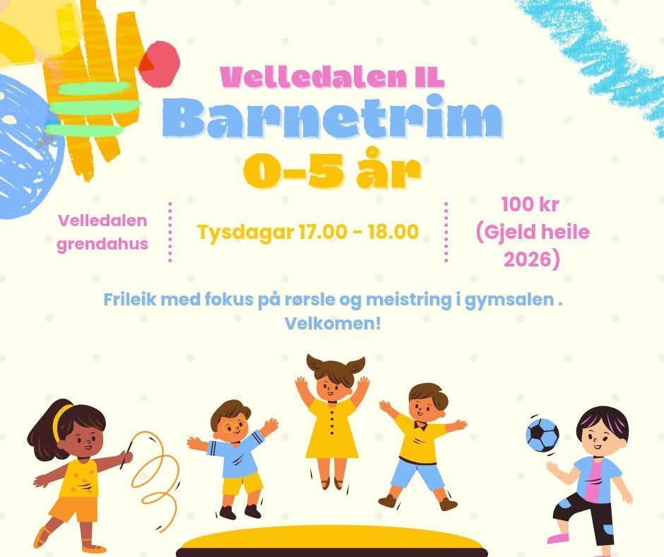 Ny runde med barnetrim i dag