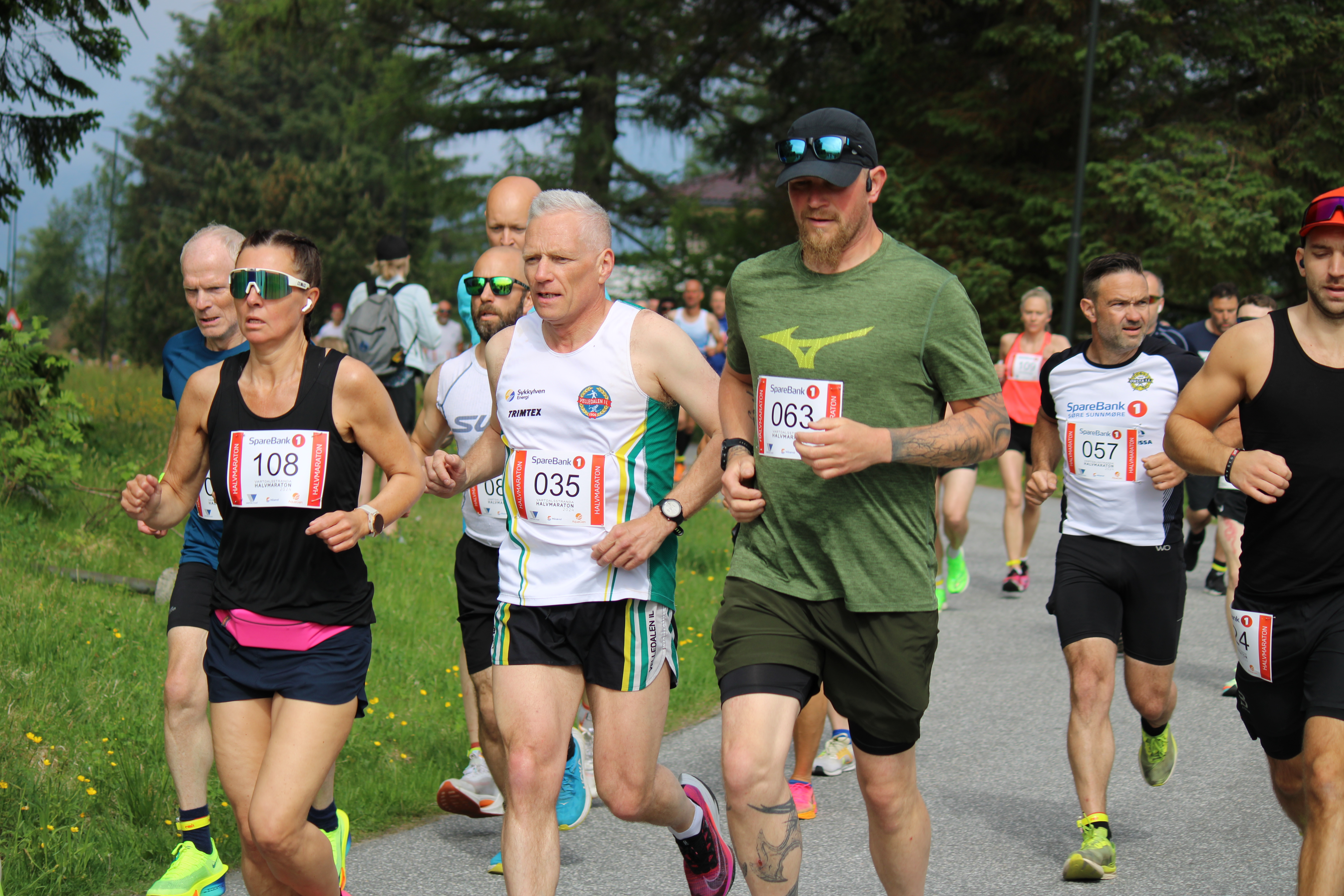 KM halvmaraton: Fin VIL-tropp til Vartdal