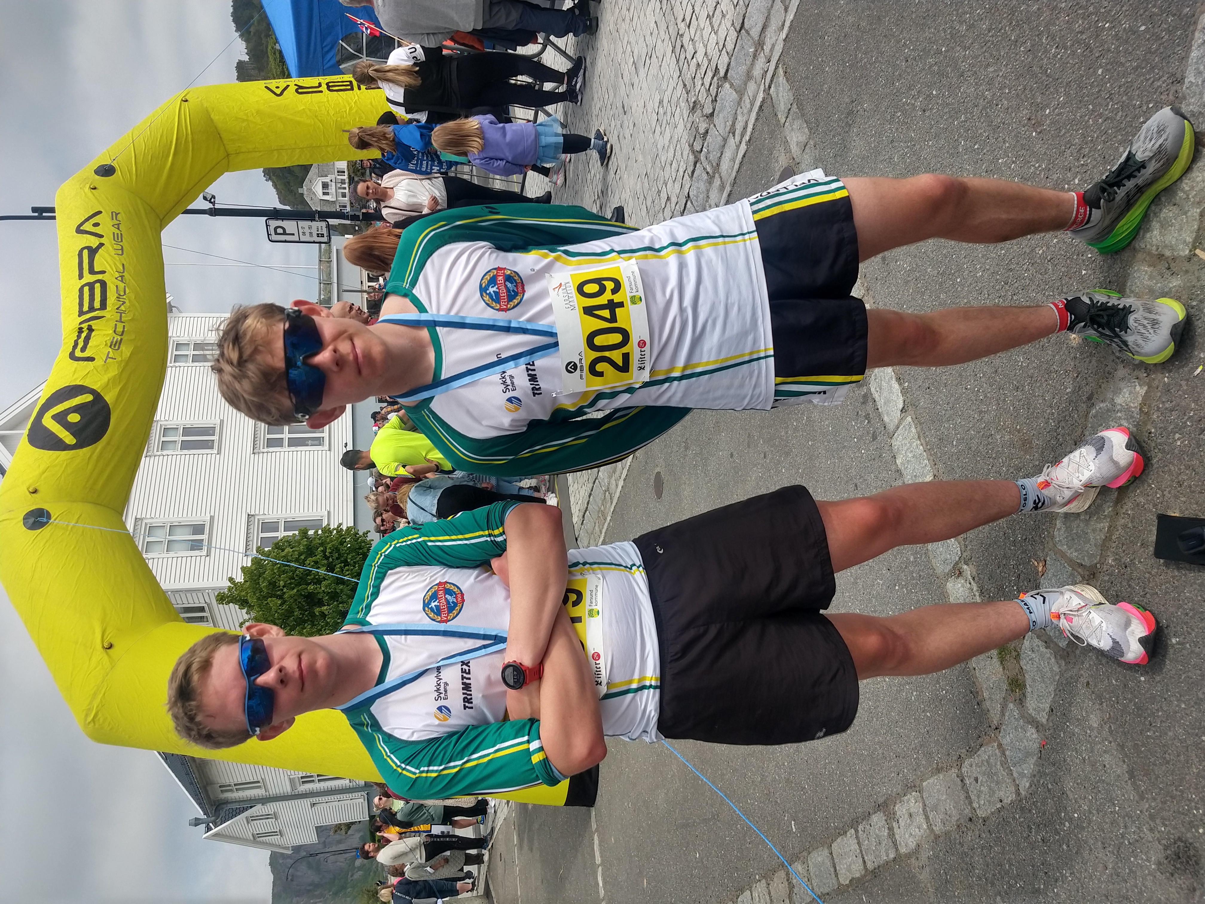 Halvmaraton-NM i Farsund: 11 plass til Andreas