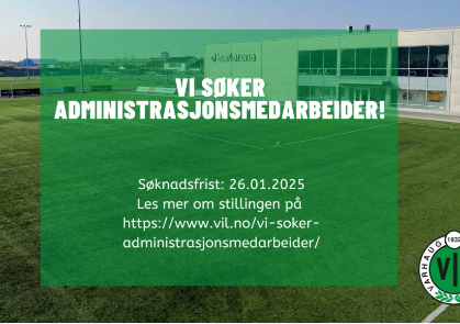 Image for Vi søker administrasjonsmedarbeider!