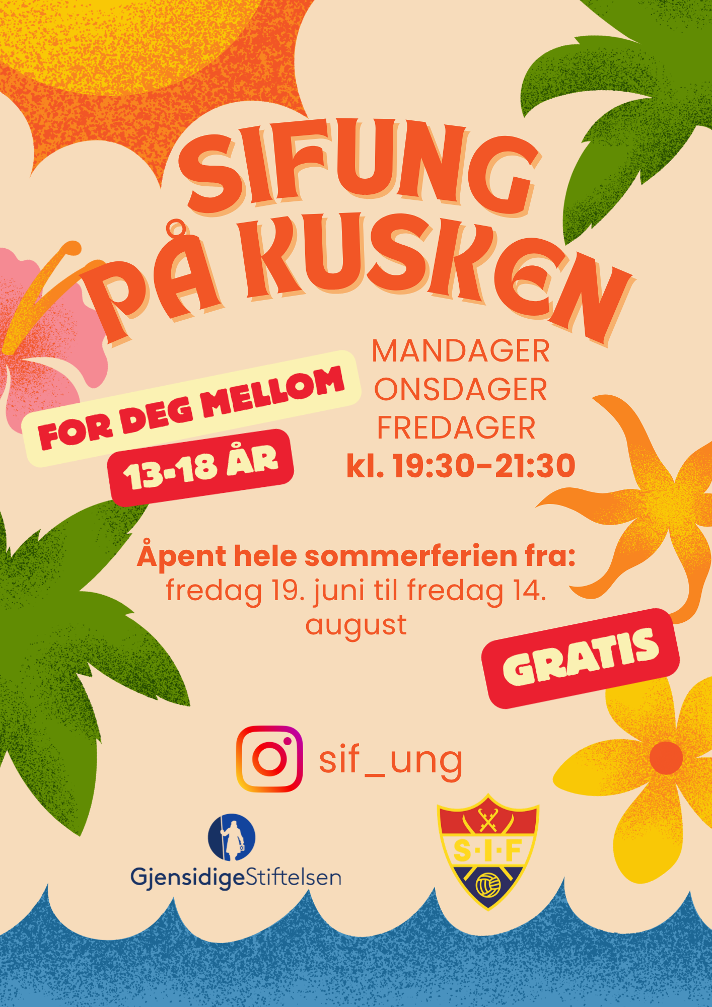 SIF UNG på Kusken - for deg mellom 13-18 år