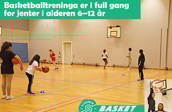 Jenter 6–12 år har gjennomført tre treninger