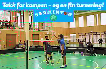 Stovner SK Badminton smashet godt